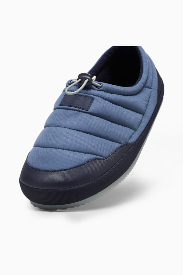 PUMA Tuff Padded Plus Slippers, Inky Blue-New Navy-Cool Mid Gray, extralarge