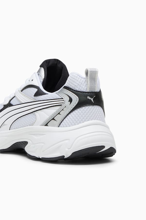 PUMA Morphic Base Sneakers, Feather Gray-PUMA Black, extralarge
