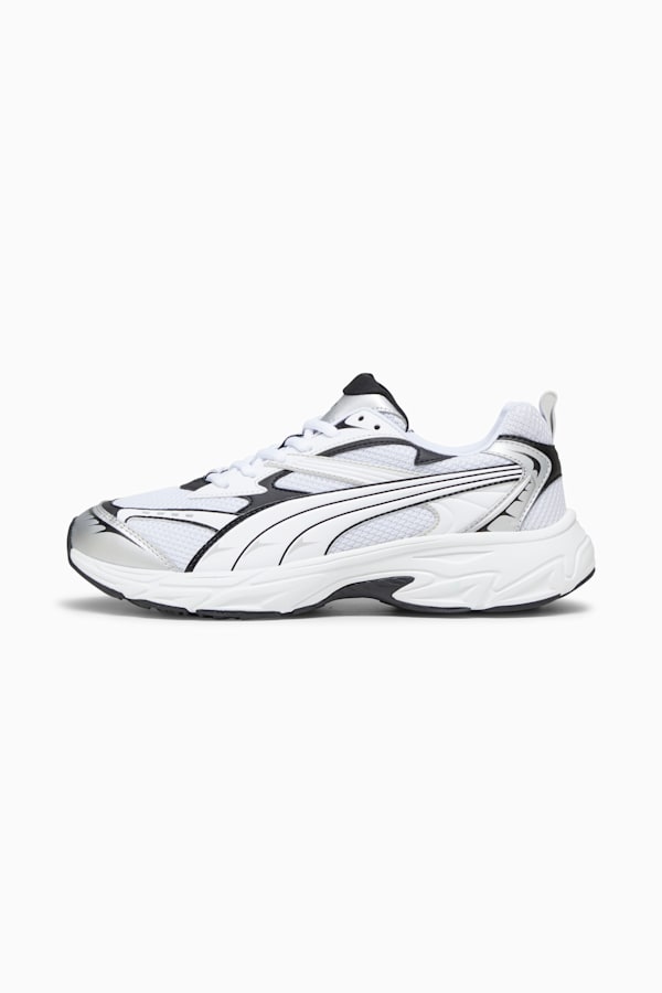 PUMA Morphic Base Sneakers, Feather Gray-PUMA Black, extralarge