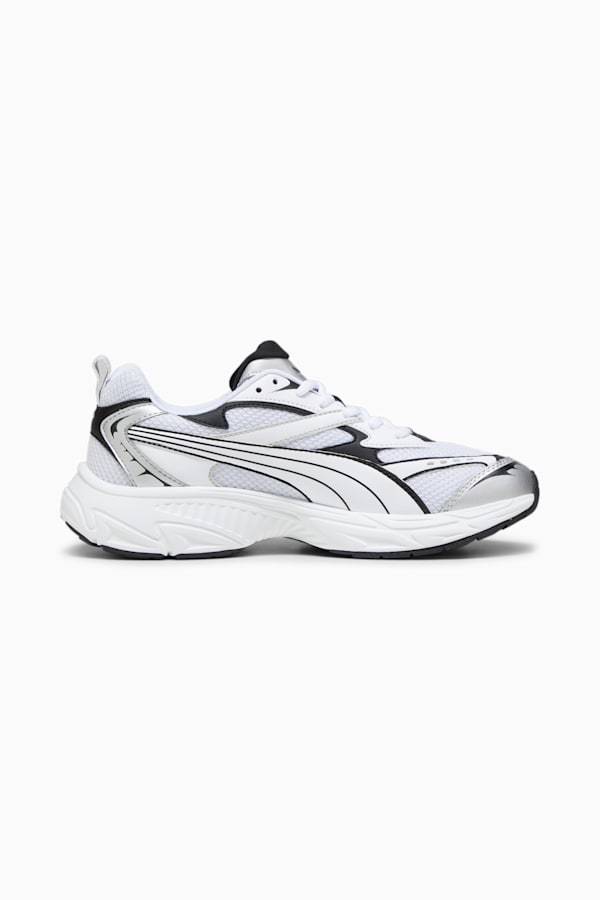 PUMA Morphic Base Sneakers, Feather Gray-PUMA Black, extralarge