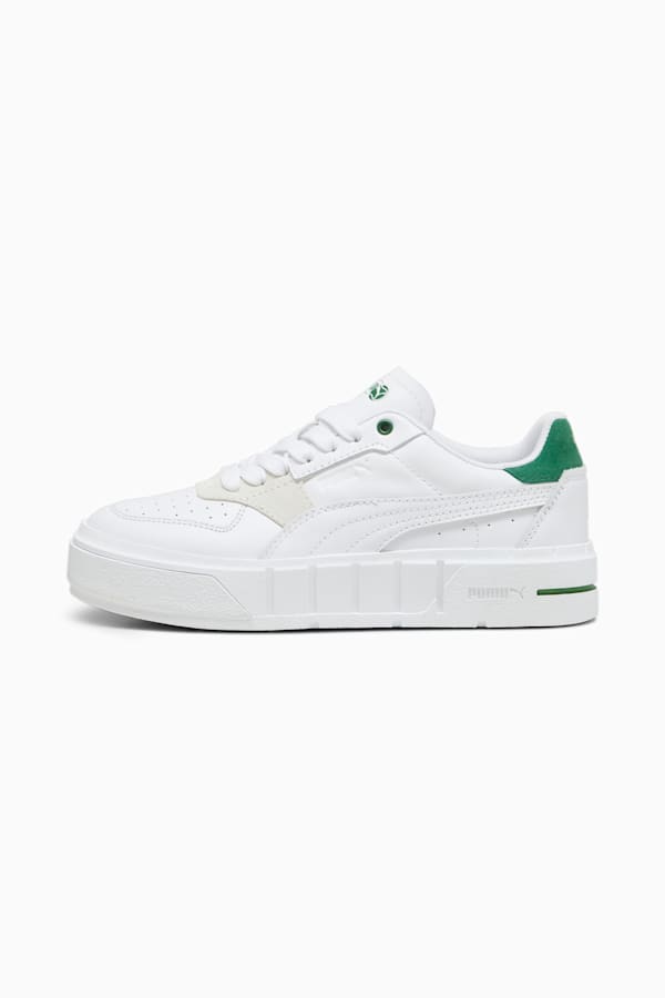 Cali Court Match Sneakers Women, PUMA White-Archive Green, extralarge
