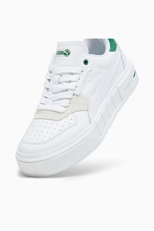 Cali Court Match Sneakers Women, PUMA White-Archive Green, extralarge