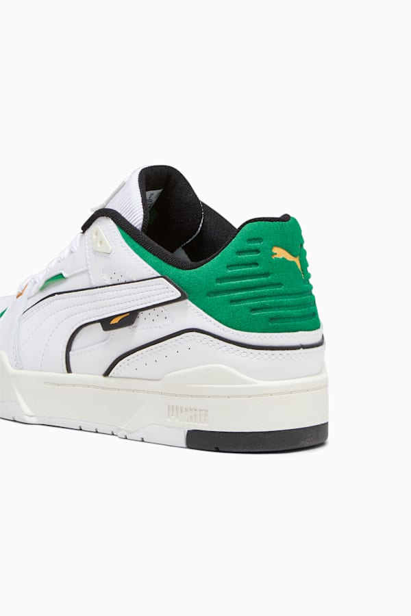 Slipstream Bball Sneakers, PUMA White-Archive Green, extralarge