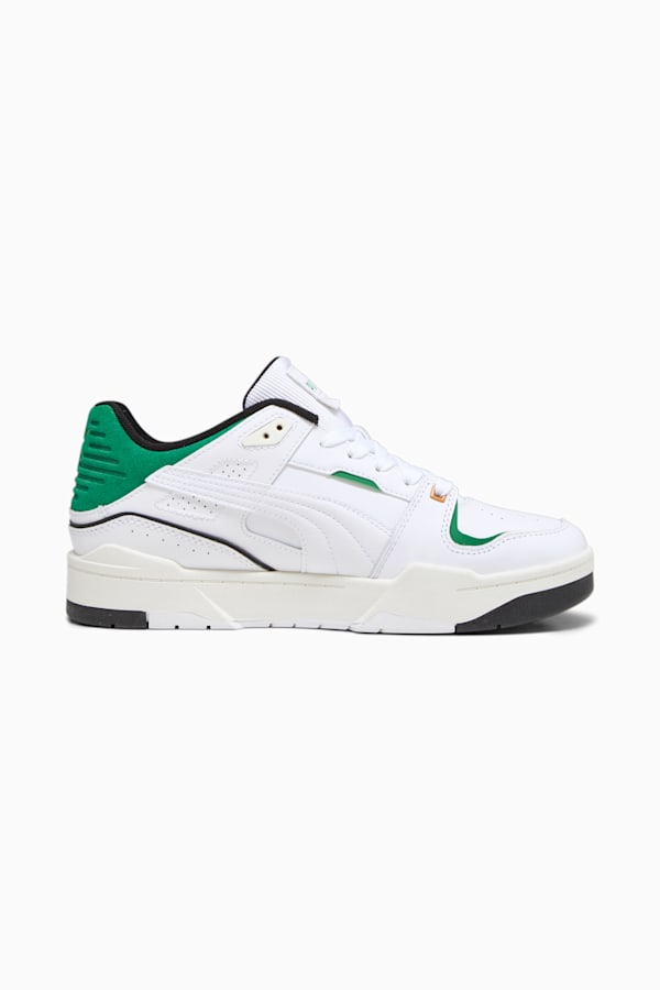 Slipstream Bball Sneakers, PUMA White-Archive Green, extralarge