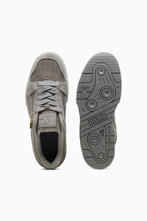 Slipstream Reclaim Suede Sneakers, Cast Iron-Mineral Gray, extralarge-GBR