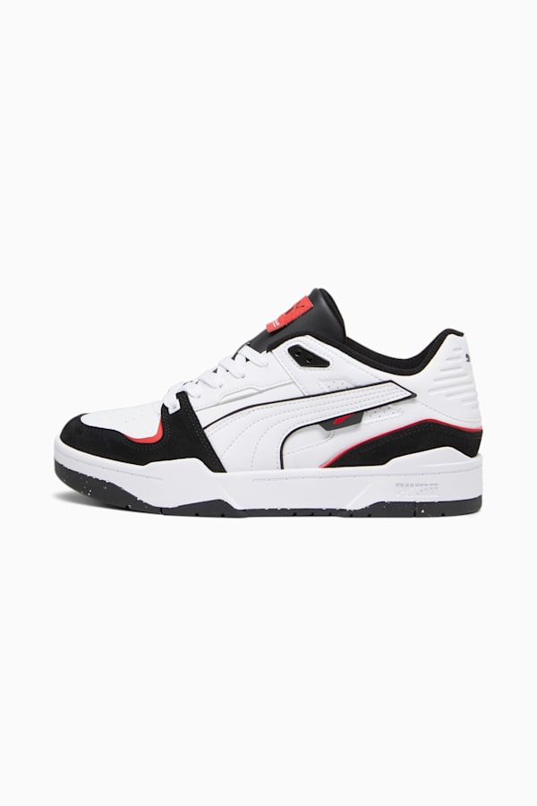 Slipstream Basketball Mix Sneakers, PUMA White-PUMA Black, extralarge