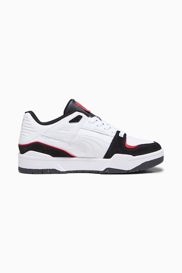 Slipstream Basketball Mix Sneakers, PUMA White-PUMA Black, extralarge