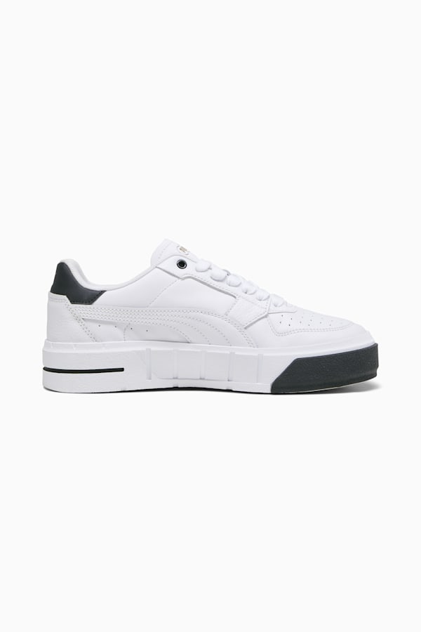 PUMA Cali Court Leather Women's Sneakers, PUMA White-PUMA Black, extralarge