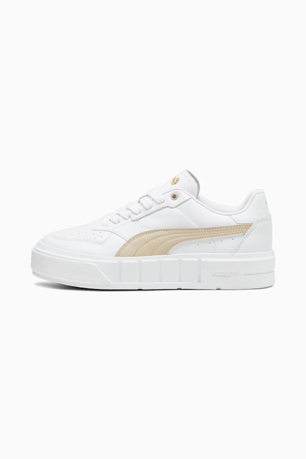 PUMA Cali Court Leather Women's Sneakers, PUMA White-Putty, extralarge
