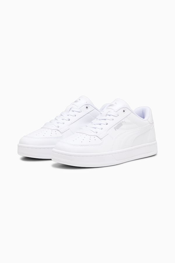 PUMA Caven 2.0 Youth Sneakers, PUMA White-PUMA Silver-PUMA Black, extralarge