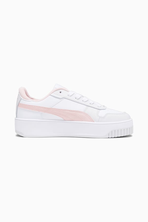 Carina Street Youth Sneakers, PUMA White-Rose Dust-Feather Gray, extralarge