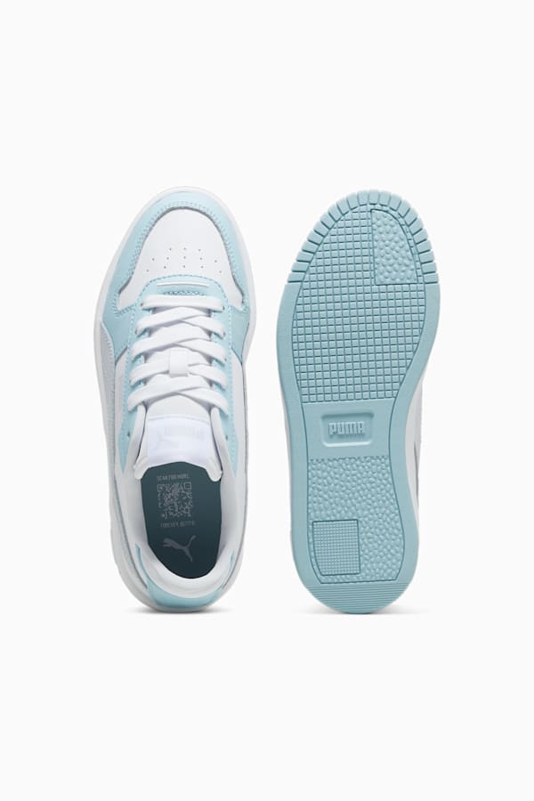 Carina Street Youth Sneakers, PUMA White-Silver Mist, extralarge