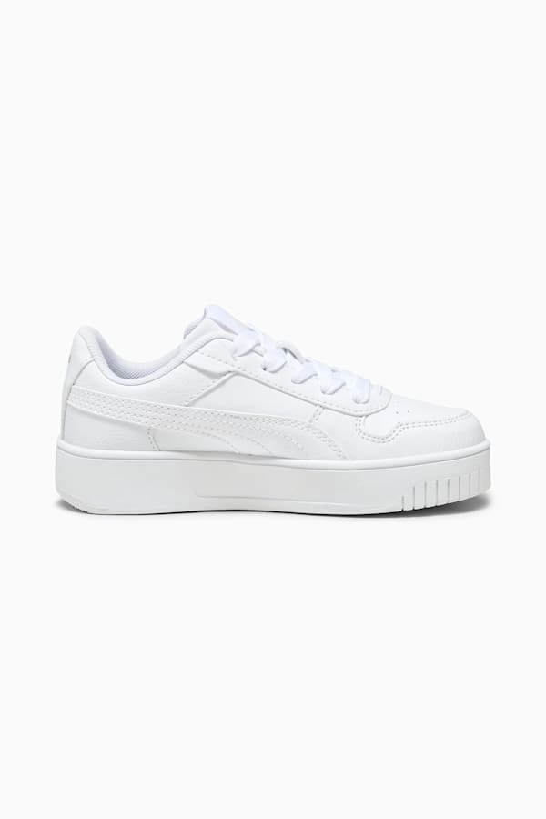 Carina Street Kids' Sneakers, PUMA White-PUMA White-PUMA Gold, extralarge