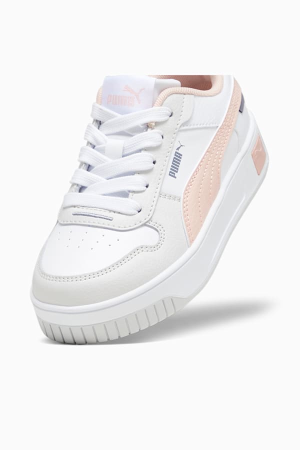 Carina Street Kids' Sneakers, PUMA White-Rose Dust-Feather Gray, extralarge