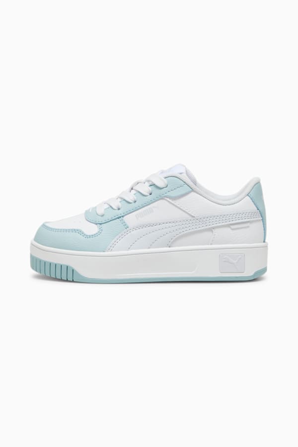 Carina Street Kids' Sneakers, PUMA White-Silver Mist, extralarge