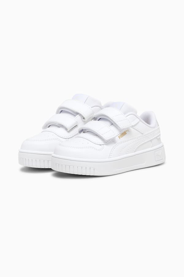 Carina Street Toddlers' Sneakers, PUMA White-PUMA White-PUMA Gold, extralarge-GBR