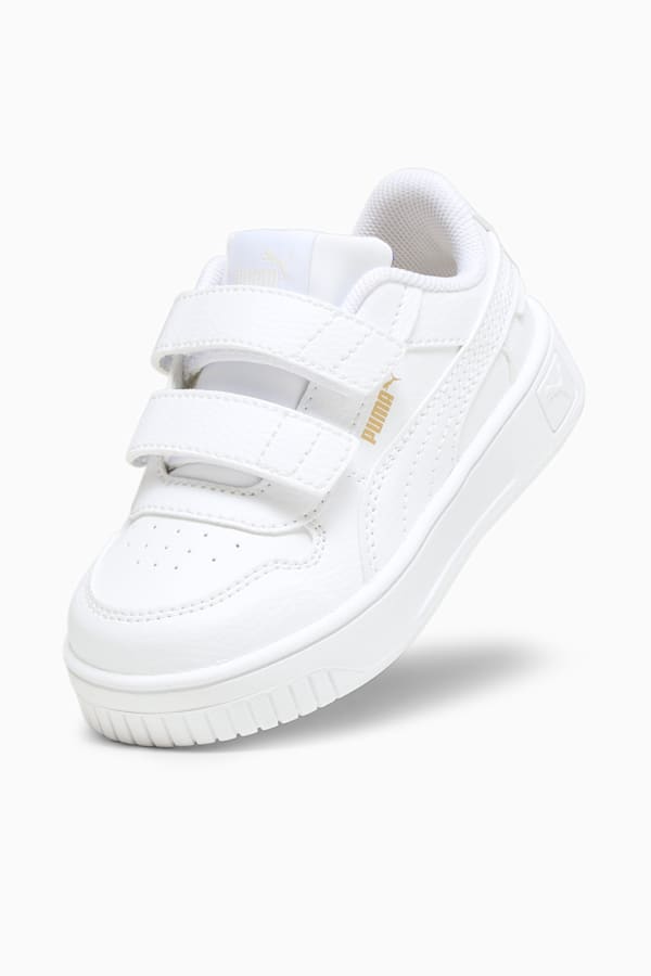 Carina Street Toddlers' Sneakers, PUMA White-PUMA White-PUMA Gold, extralarge-GBR