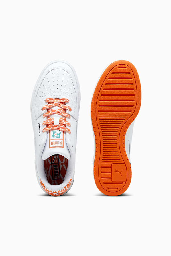 CA Pro Côte d'Ivoire Football Sneakers, PUMA White-PUMA White-Rickie Orange, extralarge
