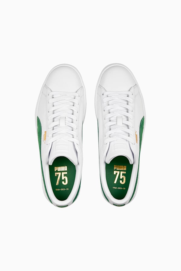 Basket Classic 75Y Sneakers, PUMA White-Archive Green-PUMA Gold, extralarge