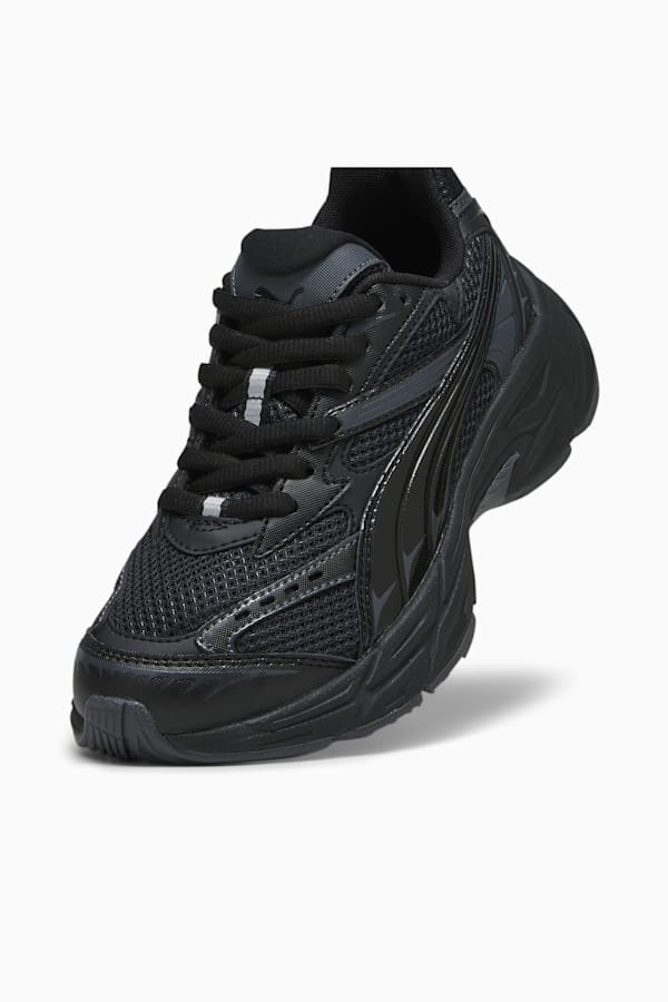 Morphic Base Youth Sneakers, PUMA Black-Strong Gray, extralarge