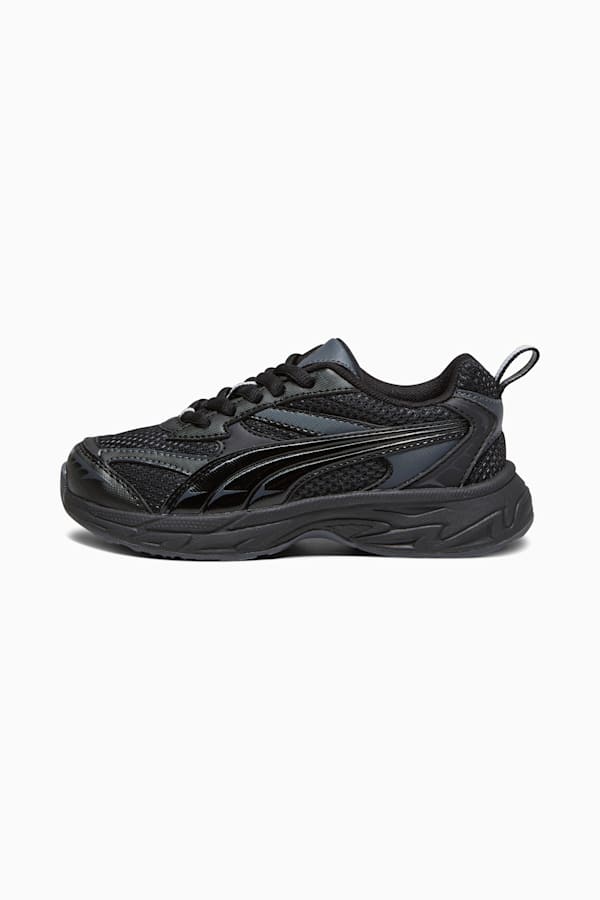 Morphic Basic Kids' Sneakers, PUMA Black-Strong Gray, extralarge