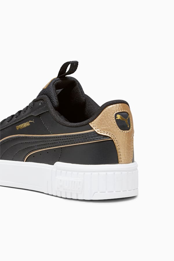 Carina 2.0 Pop-Up Metallics Youth Sneakers, PUMA Black-PUMA Gold-PUMA White, extralarge-GBR