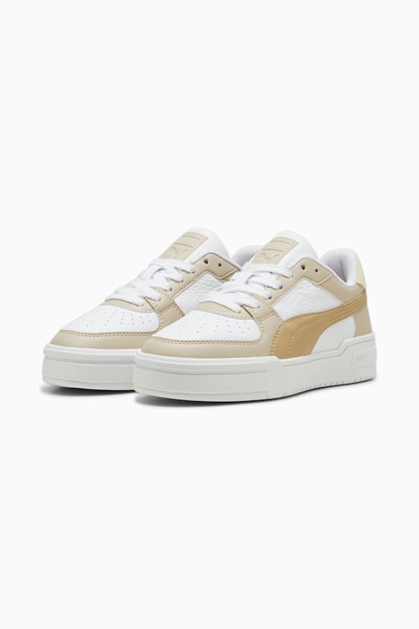 CA Pro Women's Sneakers, PUMA White-Prairie Tan-Putty, extralarge