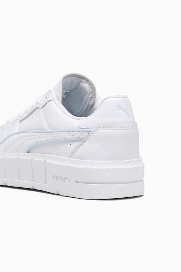 Cali Court Pop Women's Sneakers, PUMA White-Icy Blue, extralarge