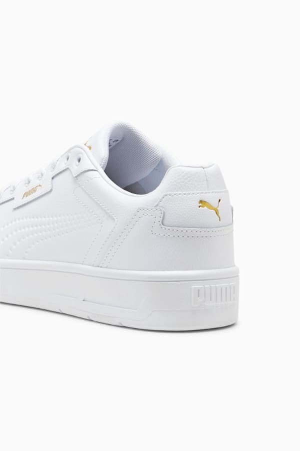 Court Classic Lux Sneakers, PUMA White-PUMA Gold, extralarge