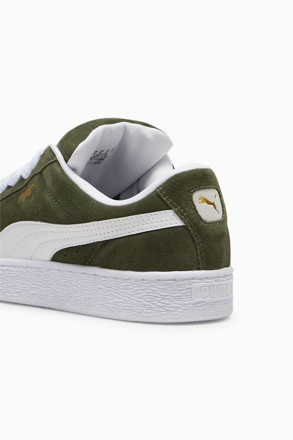 Suede XL Sneakers Unisex, Dark Olive-PUMA White, extralarge