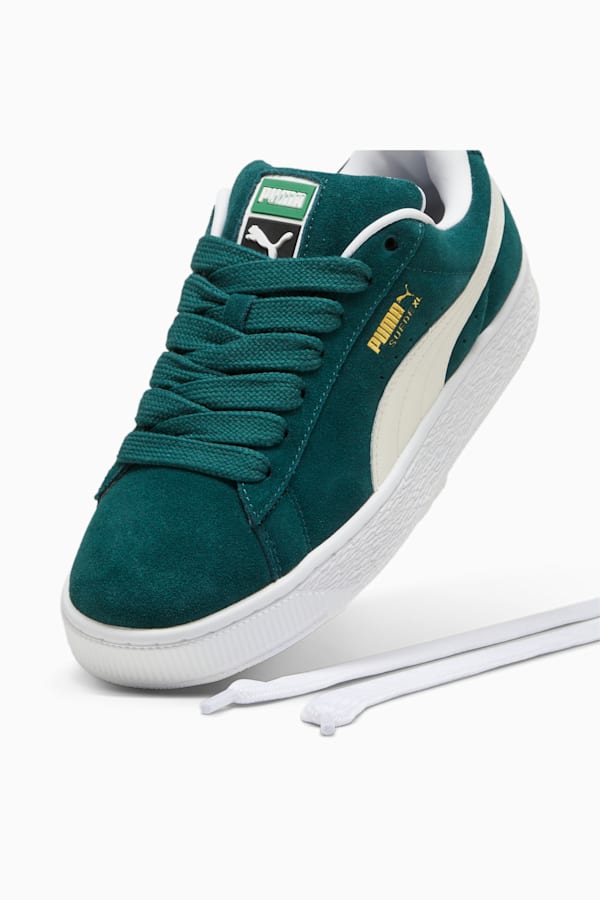 Suede XL Sneakers Unisex, Dark Myrtle-Warm White, extralarge