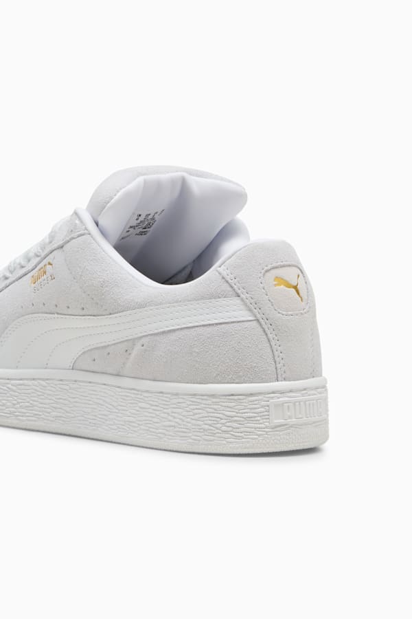 Suede XL Sneakers Unisex, Silver Mist-PUMA White, extralarge