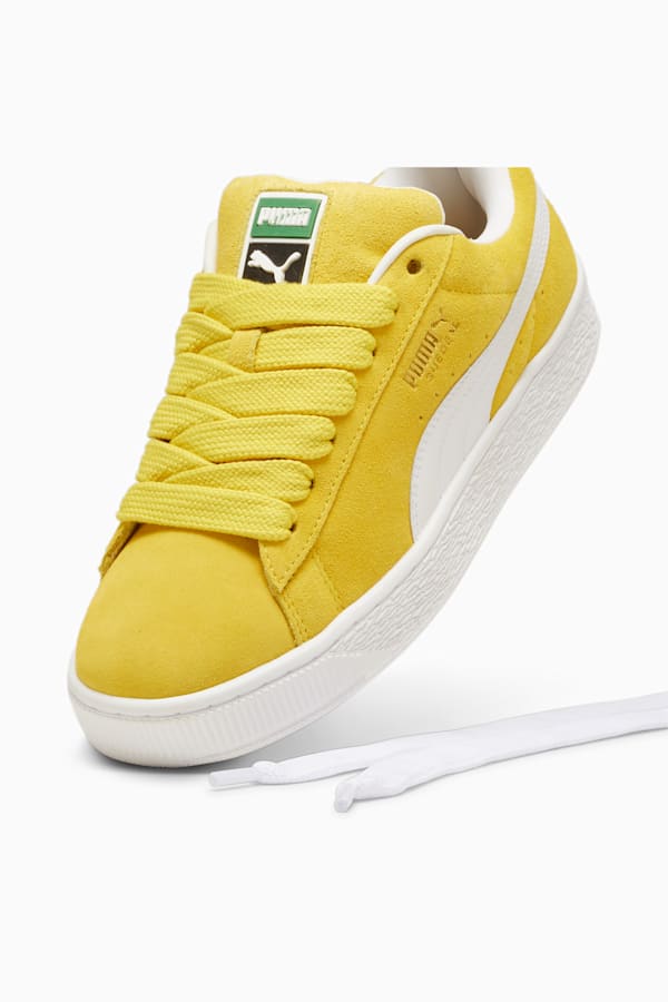 Suede XL Sneakers Unisex, Fresh Pear-PUMA White, extralarge-GBR