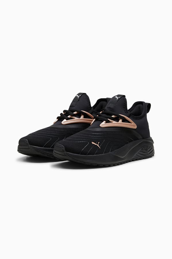 Womens puma black shoes deals