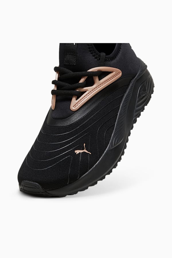 Black and gold puma shoes womens sale