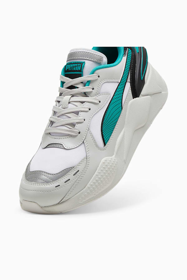 RS-X 40th Anniversary Sneakers, PUMA White-Feather Gray, extralarge