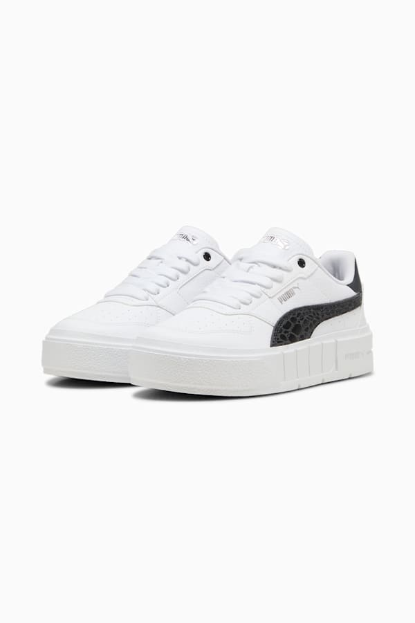 PUMA Cali Court Animal Youth Sneakers, PUMA White-PUMA Black, extralarge