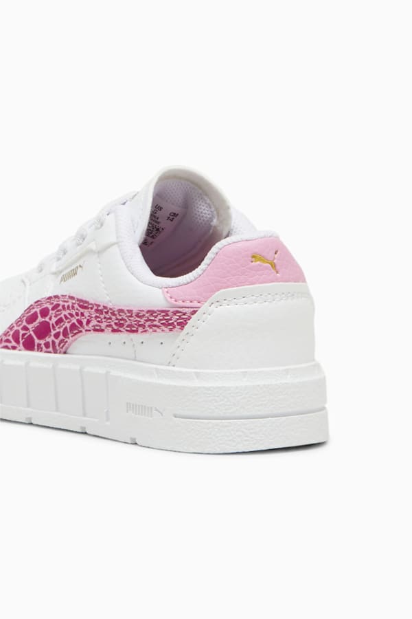 Cali Court Animal Toddler Sneakers, PUMA White-Magenta Gleam, extralarge