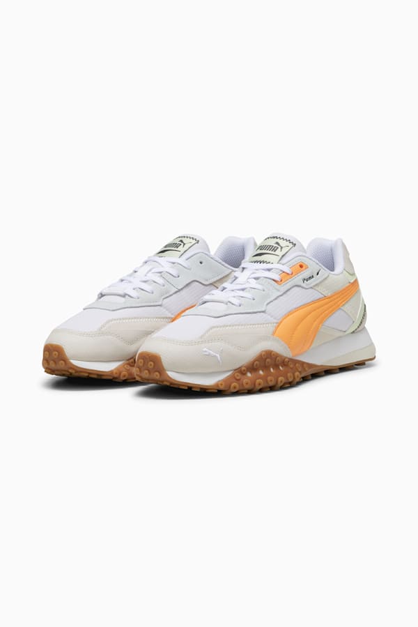 Blktop Rider Multicolor Sneakers, PUMA White-Clementine, extralarge-GBR