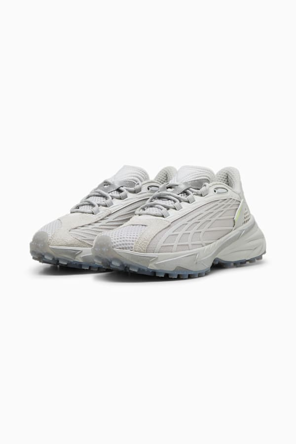 PUMA x PLEASURES Spirex Sneakers, Glacial Gray-Cool Light Gray, extralarge