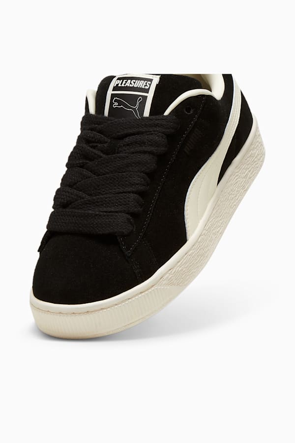 PUMA x PLEASURES Suede XL Sneakers, PUMA Black-Frosted Ivory, extralarge