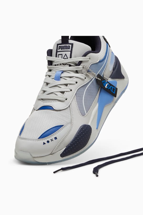 PUMA x PLAYSTATION RS-X Sneakers, Glacial Gray-Blue Skies, extralarge