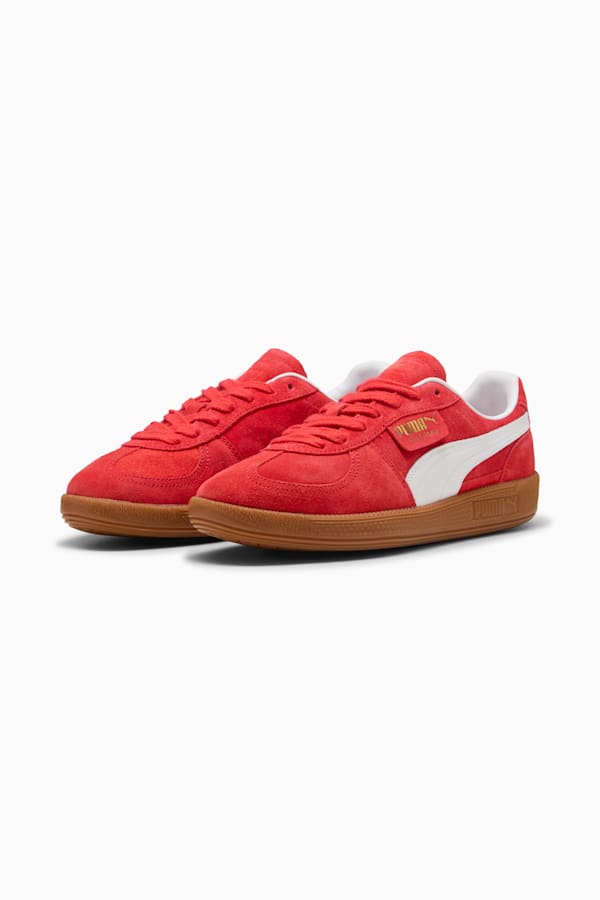 Palermo Sneakers Unisex, For All Time Red-PUMA White-PUMA Gold, extralarge-GBR