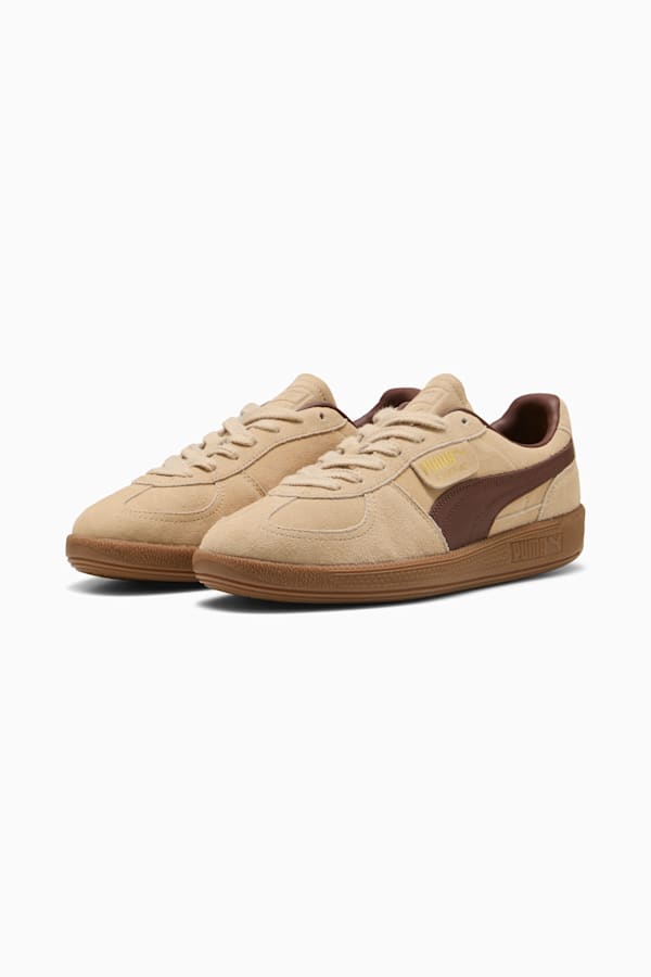 Palermo Sneakers Unisex, Light Sand-Chocotart-PUMA Gold, extralarge-GBR