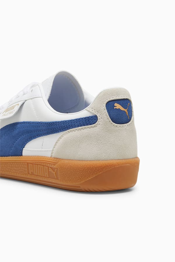 Palermo Leather Sneakers Unisex, PUMA White-Vapor Gray-Clyde Royal, extralarge