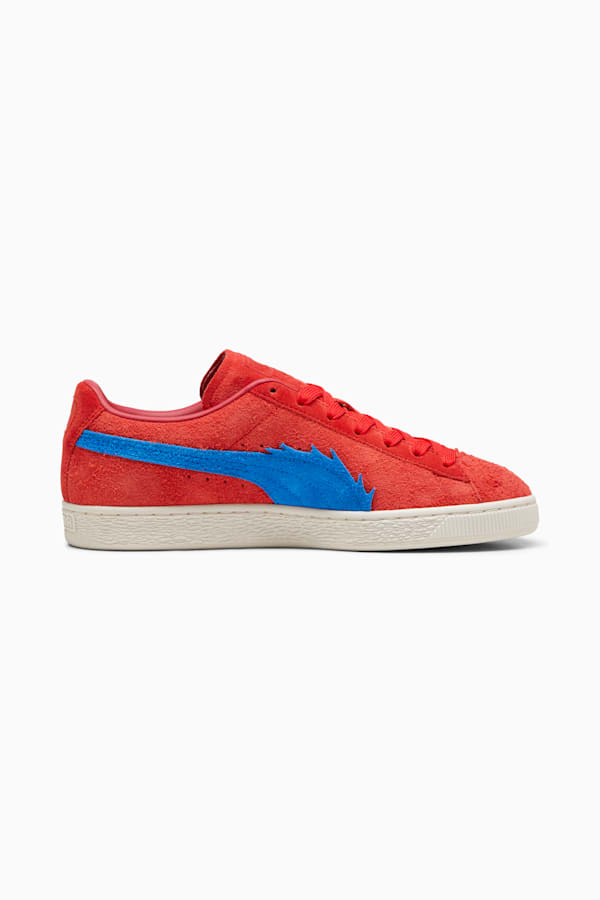 PUMA x ONE PIECE Suede Buggy the Genius Jester Sneakers Unisex, For All Time Red-Ultra Blue, extralarge
