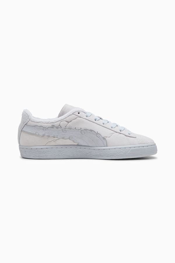PUMA x ONE PIECE Suede Straw Hat Luffy Sneakers Unisex, Feather Gray-Platinum Gray, extralarge