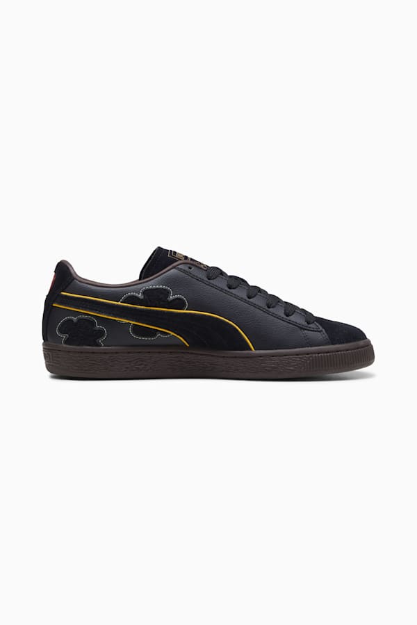PUMA x ONE PIECE Suede Blackbeard Teach Sneakers Unisex, PUMA Black-Dark Chocolate, extralarge