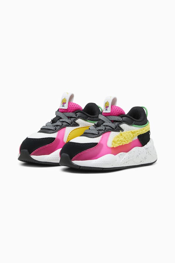 PUMA x TROLLS RS-X Toddlers' Sneakers, PUMA White-Pelé Yellow, extralarge