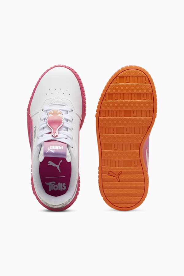 PUMA x TROLLS Carina 2.0 Kids' Sneakers, PUMA White-Ravish-Rickie Orange, extralarge